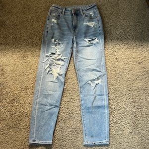 AE Ripped Mom Jeans